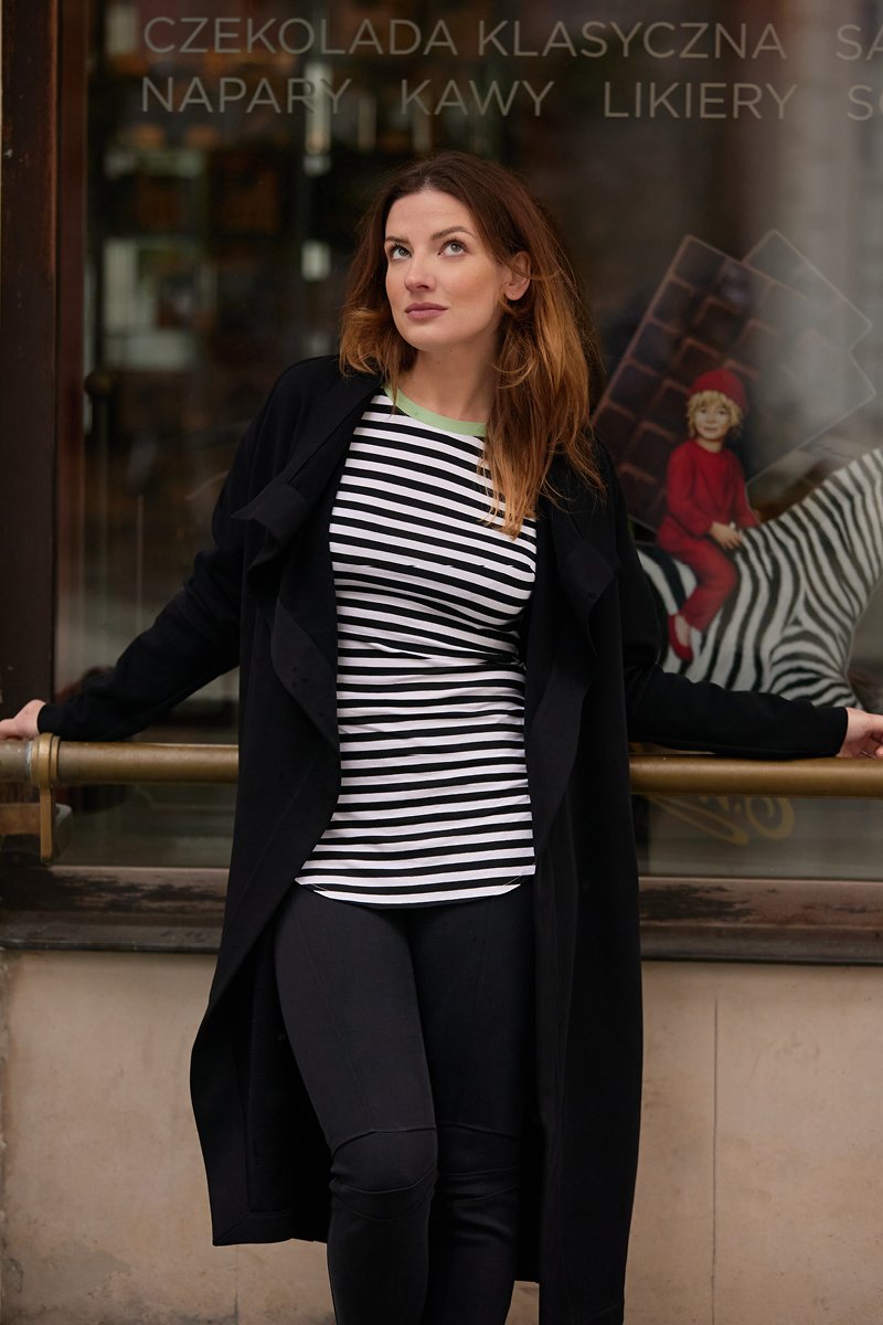 SAWA LONGSLEEVE black stripes