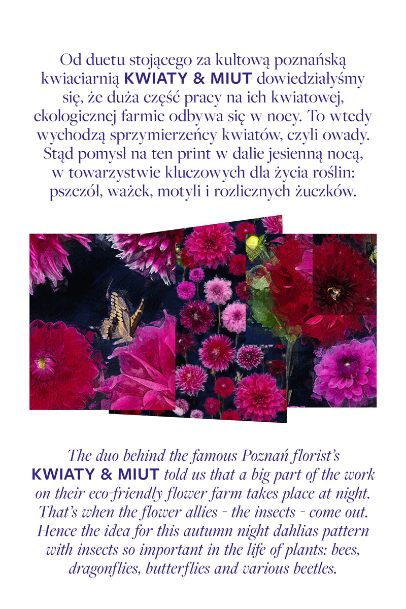 OPEN OFFICE dahlias print