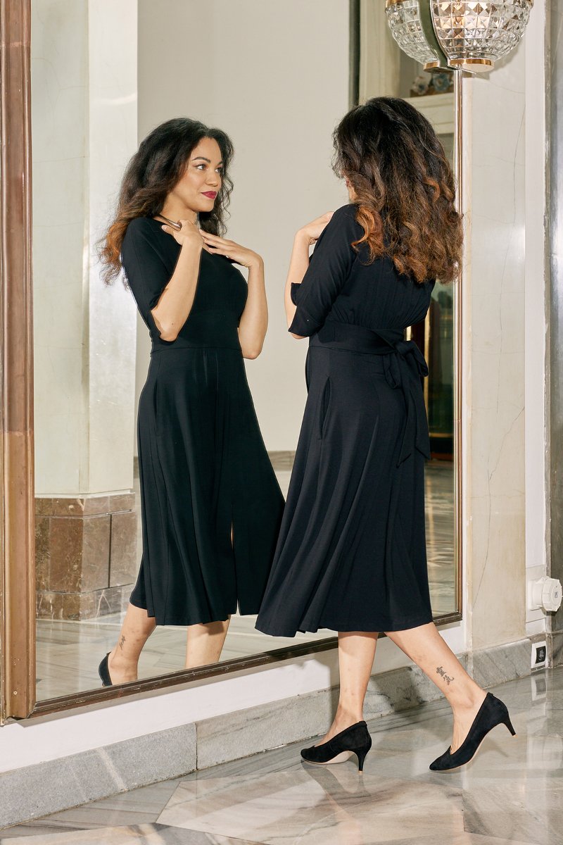 KIOTO DRESS black