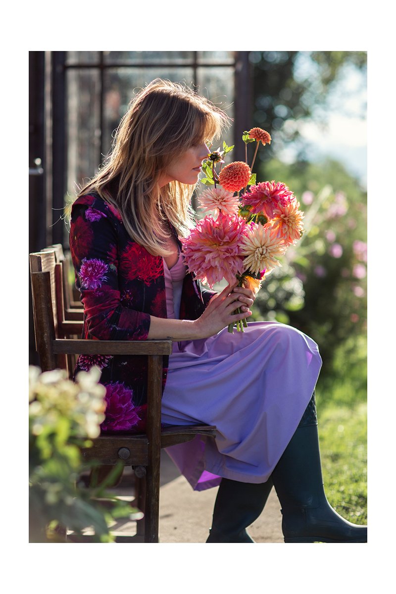 OPEN OFFICE dahlias print