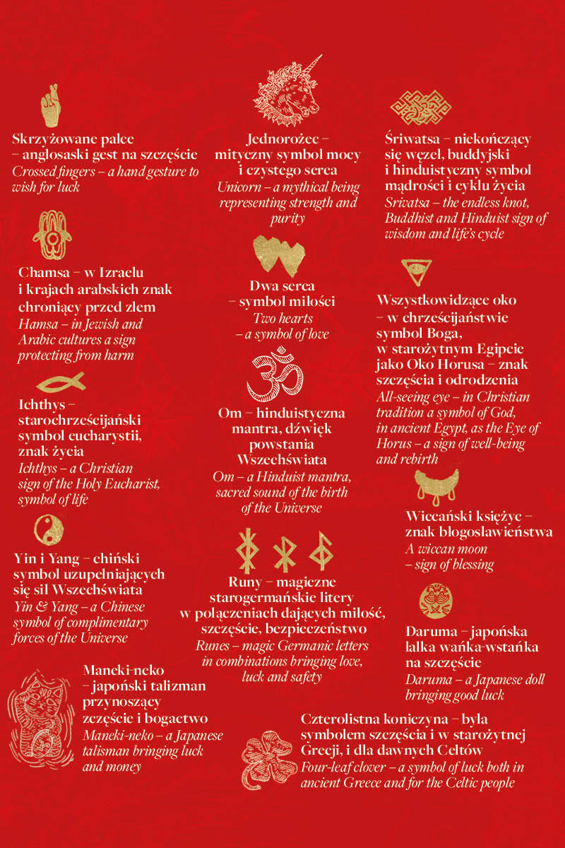 GO(LF) FOR IT red wish you luck print