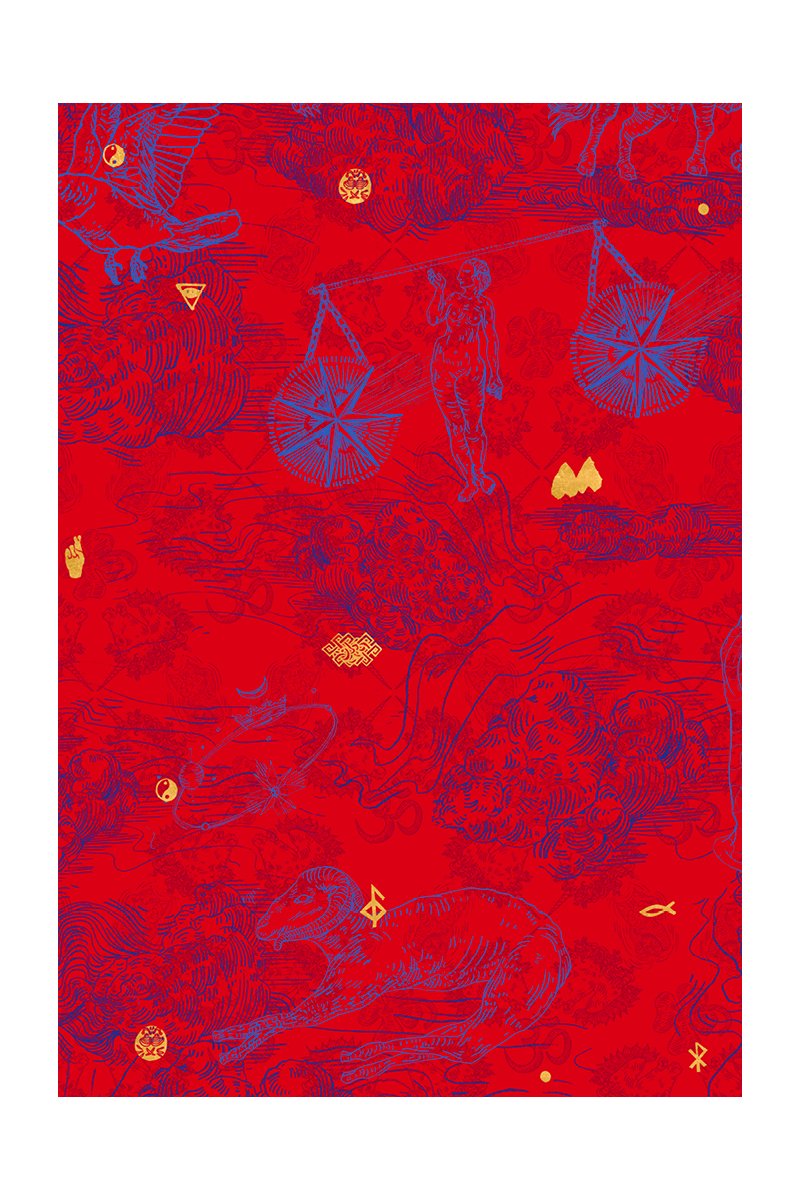 MASZ WIADOMOŚĆ print wish you luck red