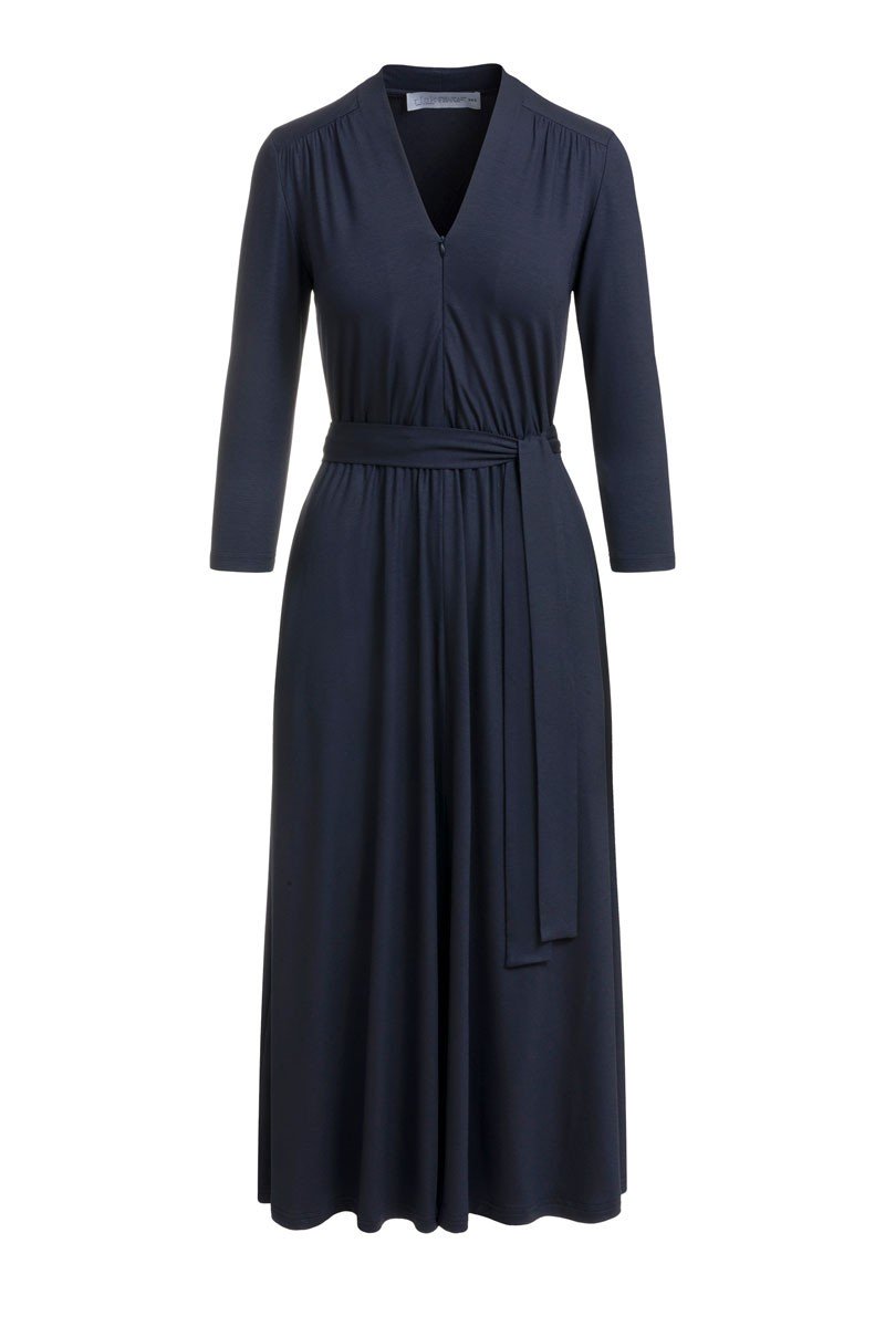 LIBERTY DRESS dark petrol