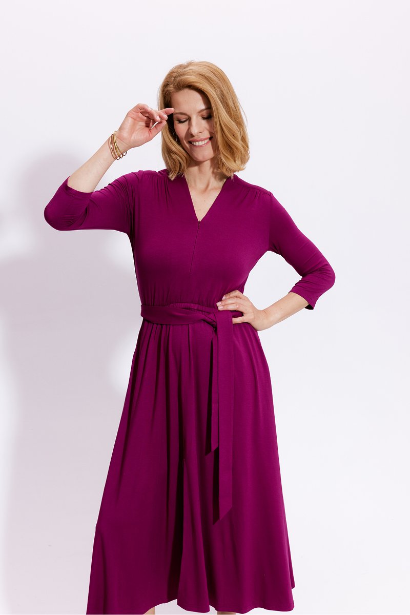 LIBERTY DRESS purple