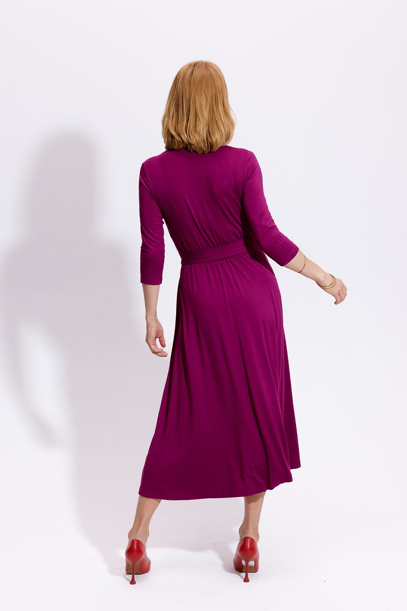 LIBERTY DRESS purpurowa