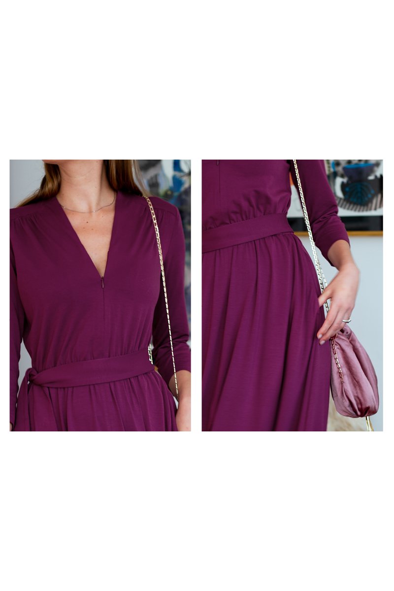 LIBERTY DRESS purple