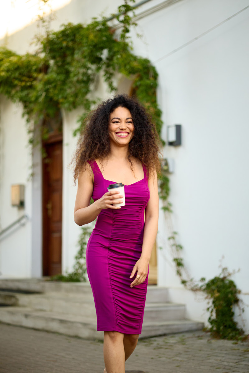 Roman purple dress on sale