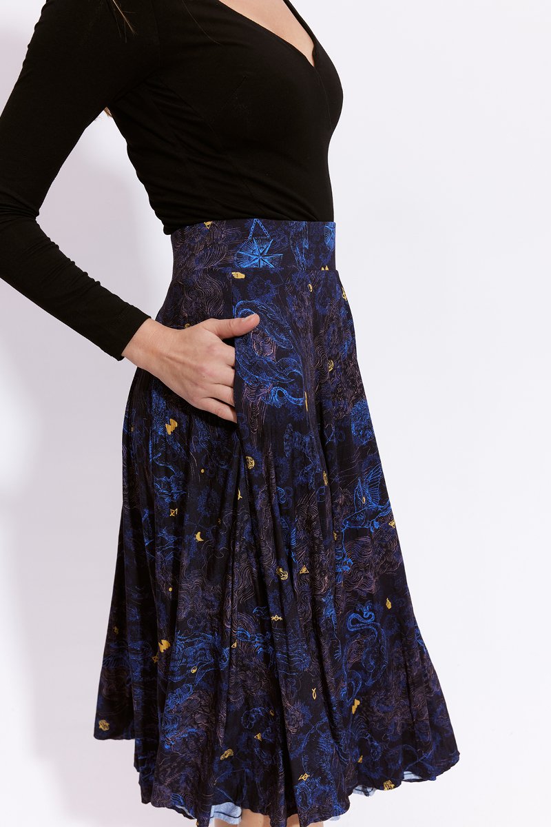 PRIMA BALLERINA print wish you luck night blue
