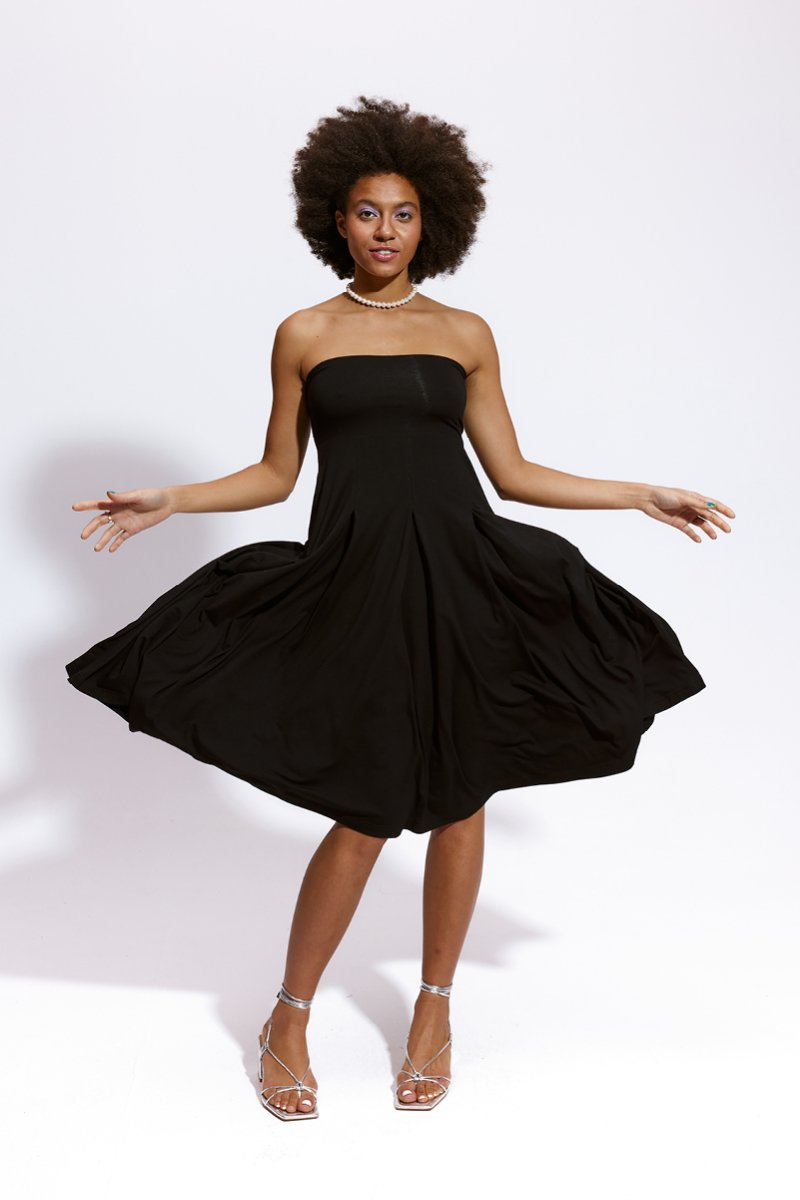 SKIRTY DRESS black