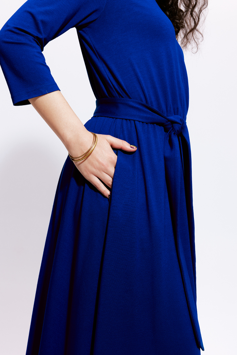 LIBERTY DRESS art blue