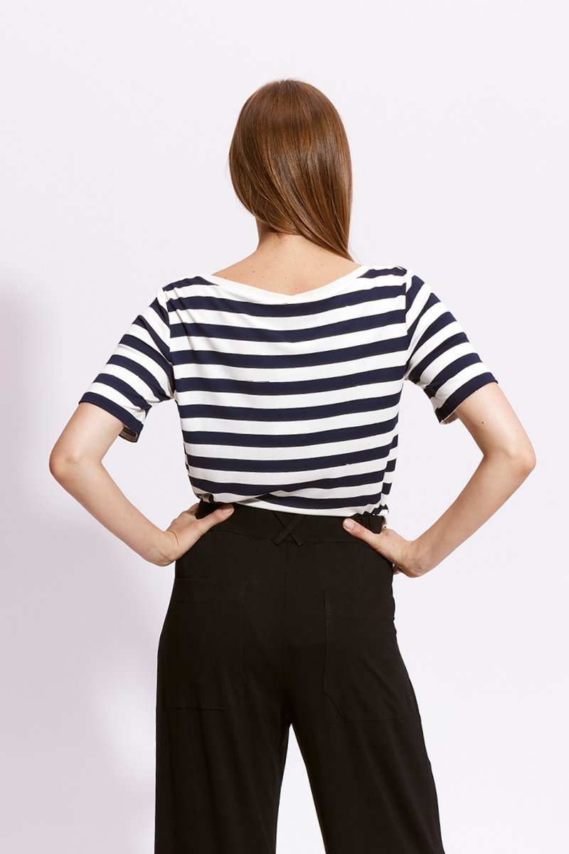 LOVER SIZE navy stripes