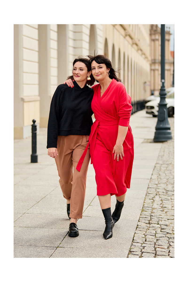 BLUZA PLEASURE czarny prążek