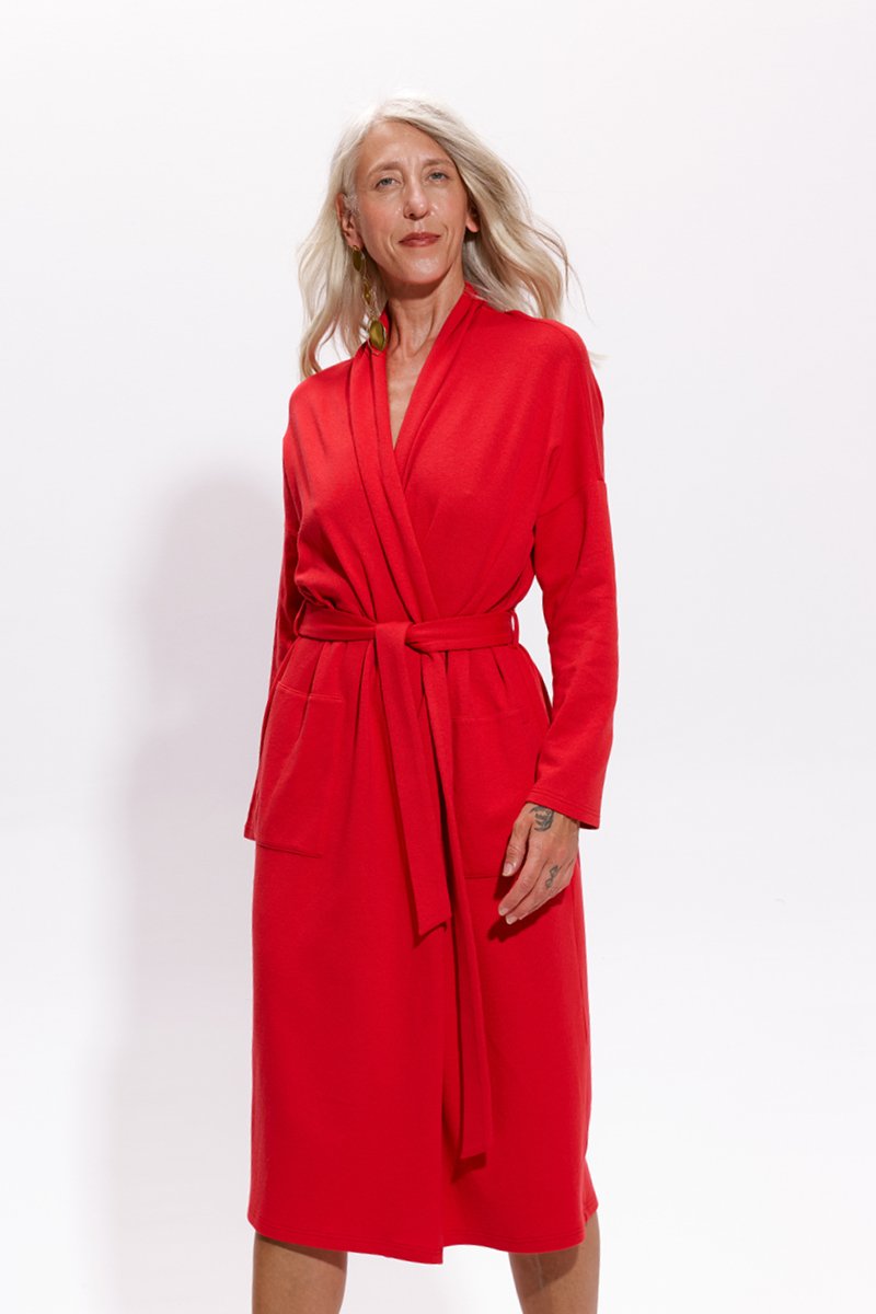 ANNA DRESS rosso