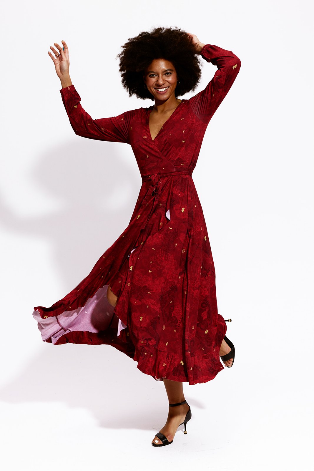 Wish wrap shop dress