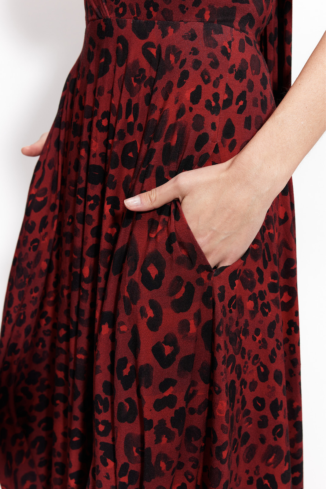 INFINITY DRESS MIDI print kiss me leo