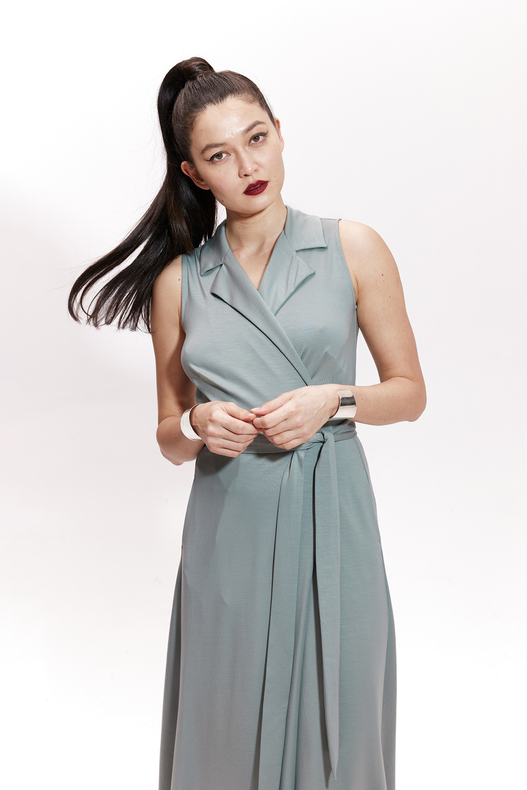 ENDLESS SUMMER aqua dress with pockets
