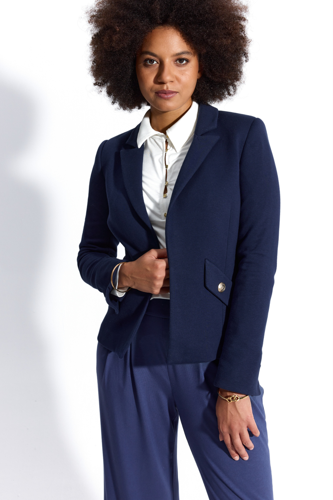 Navy dress and jacket suit store