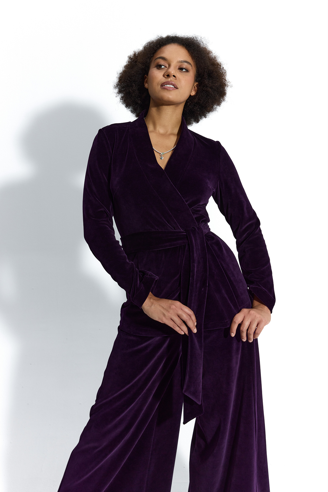 THELMA plum velvet
