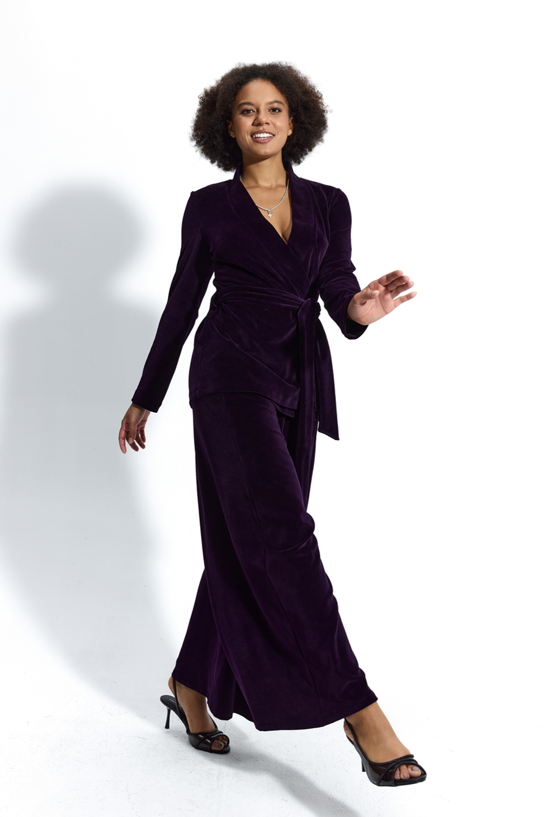 THELMA plum velvet