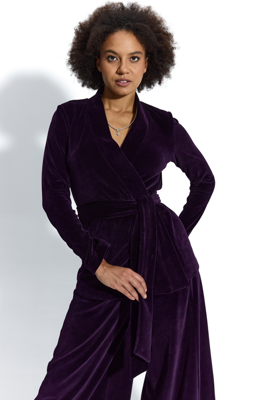 THELMA plum velvet