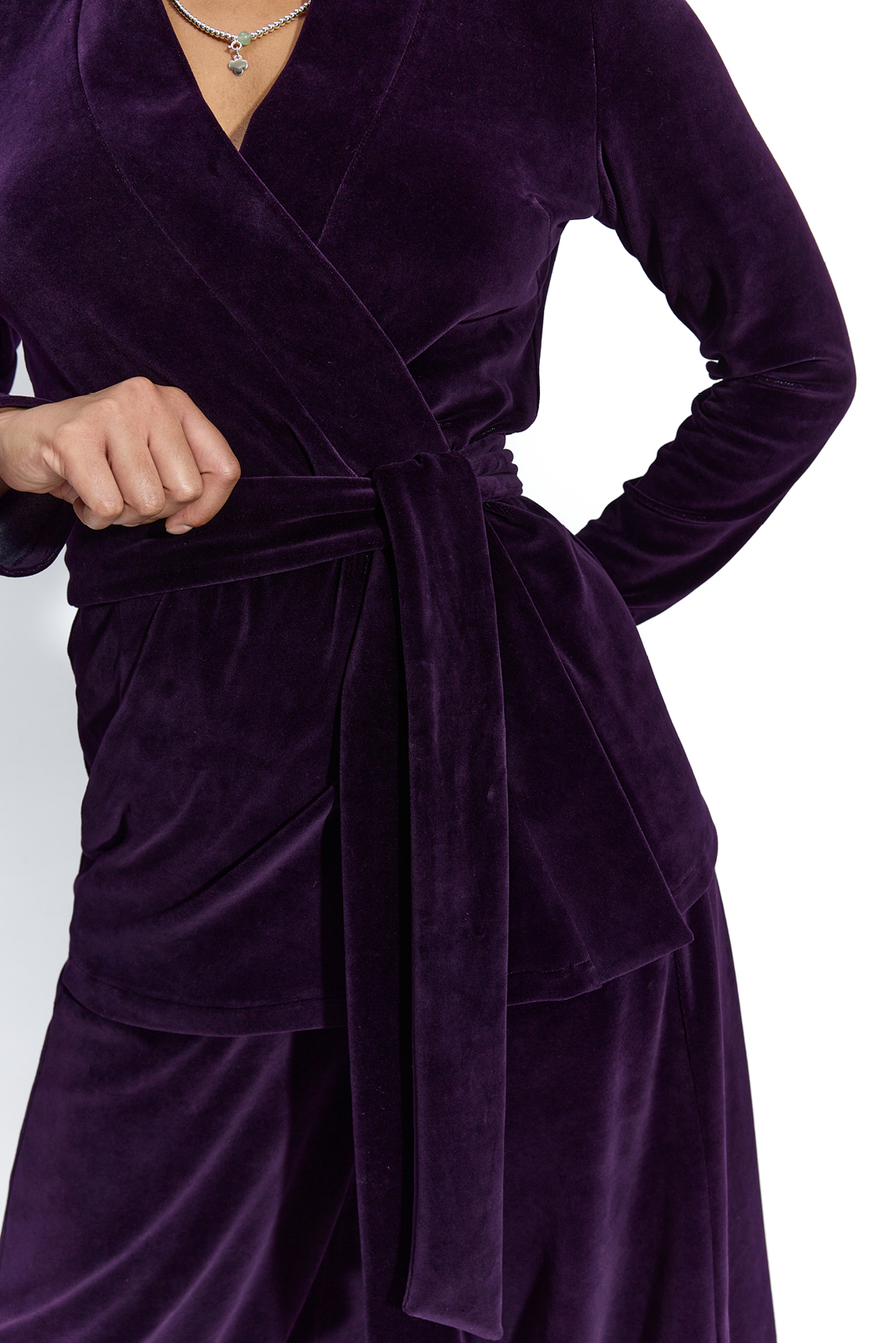 THELMA plum velvet