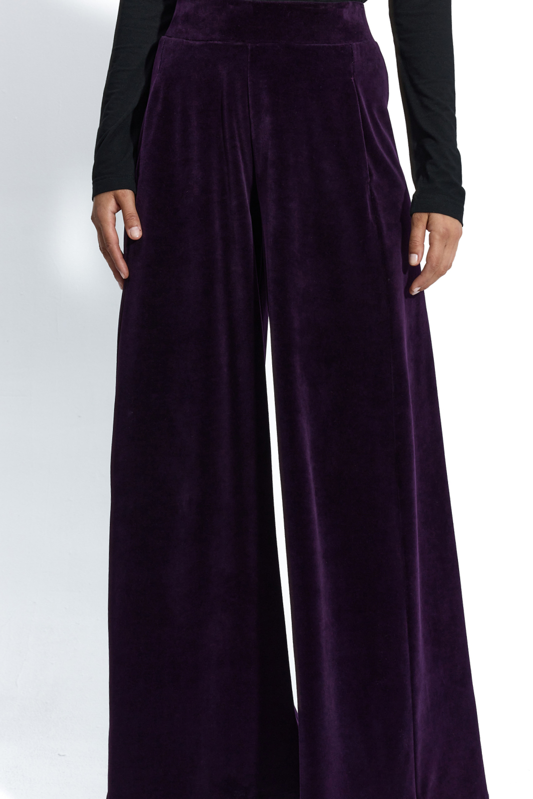 LOUISE plum velvet