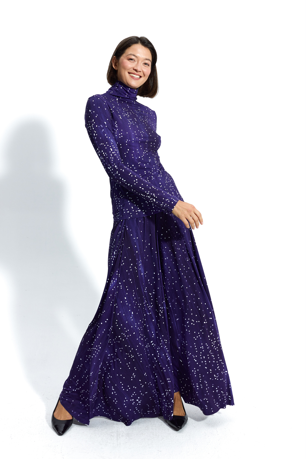 PRIMAVERAS snow dots print