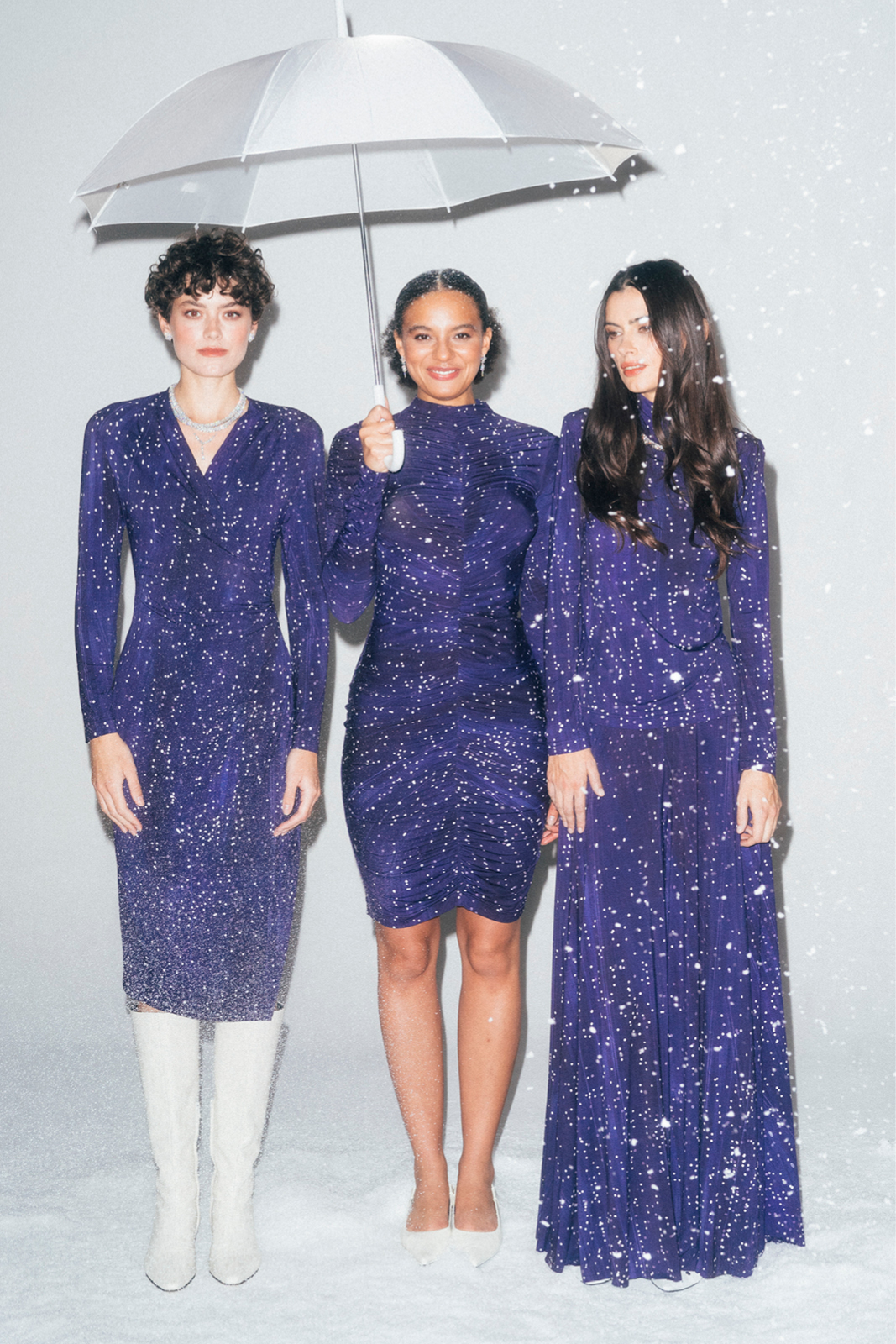 PRIMAVERAS snow dots print