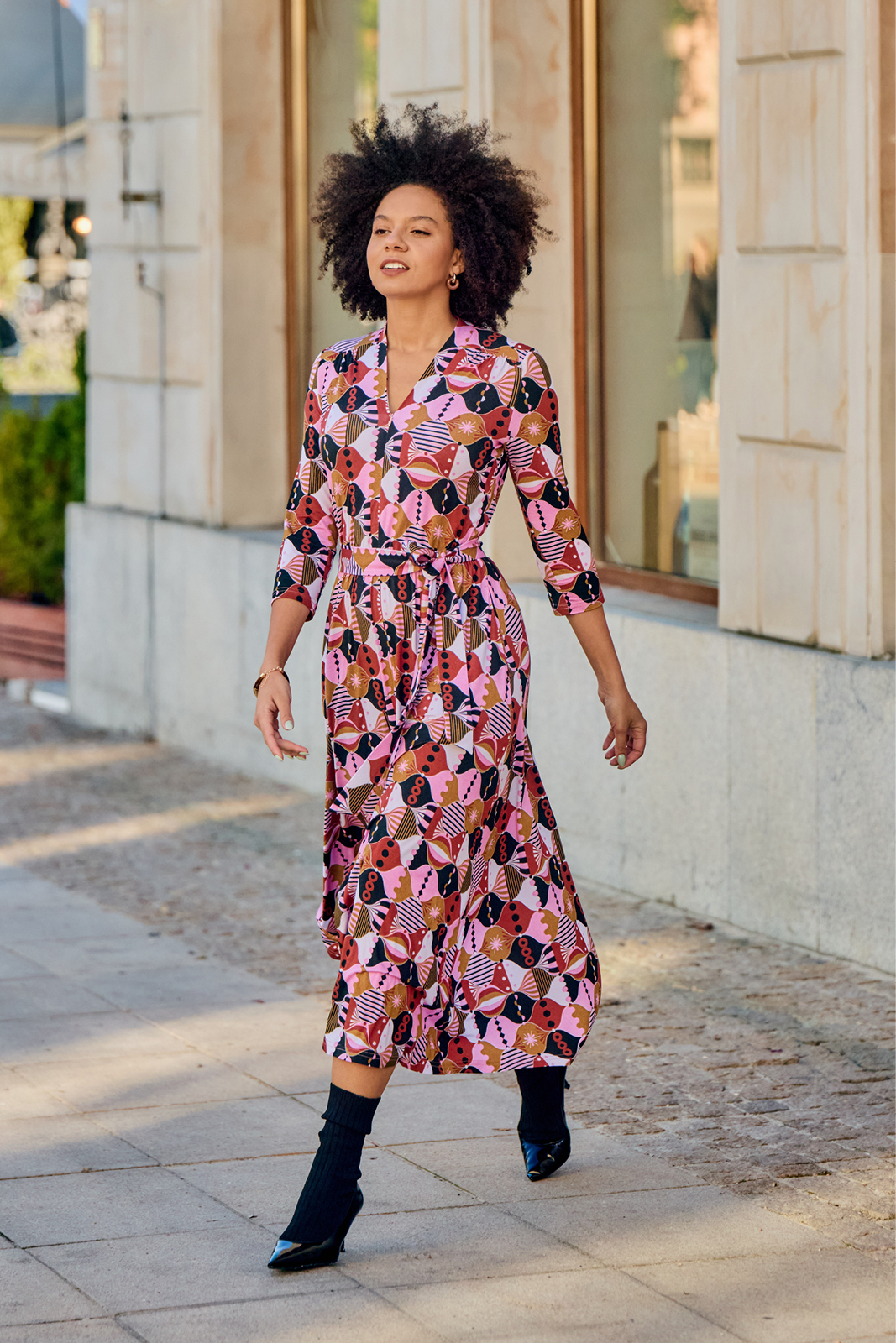 LIBERTY DRESS vintage memories print