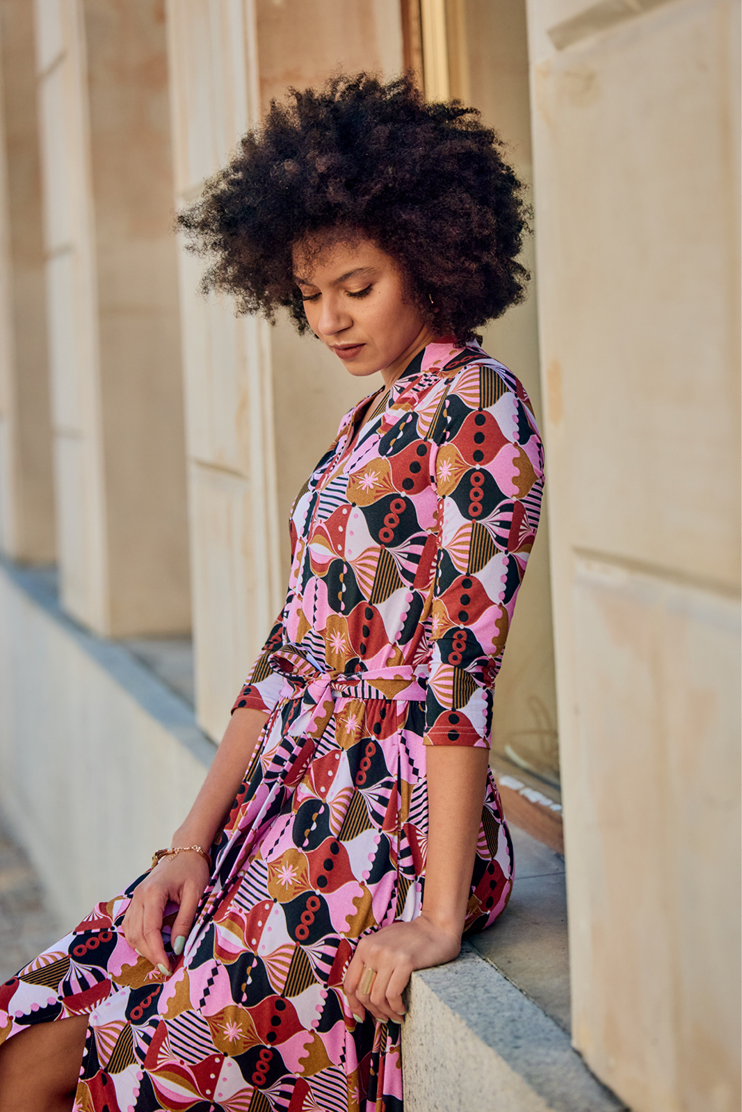 LIBERTY DRESS vintage memories print