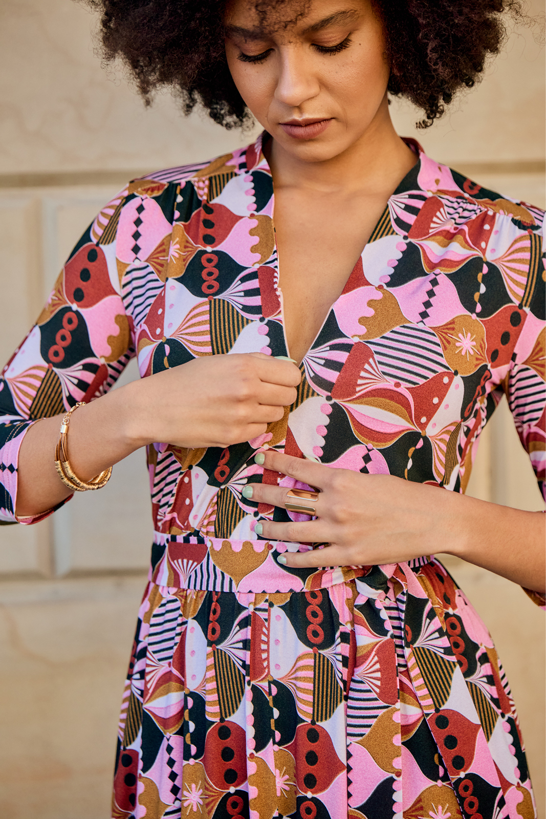 LIBERTY DRESS vintage memories print