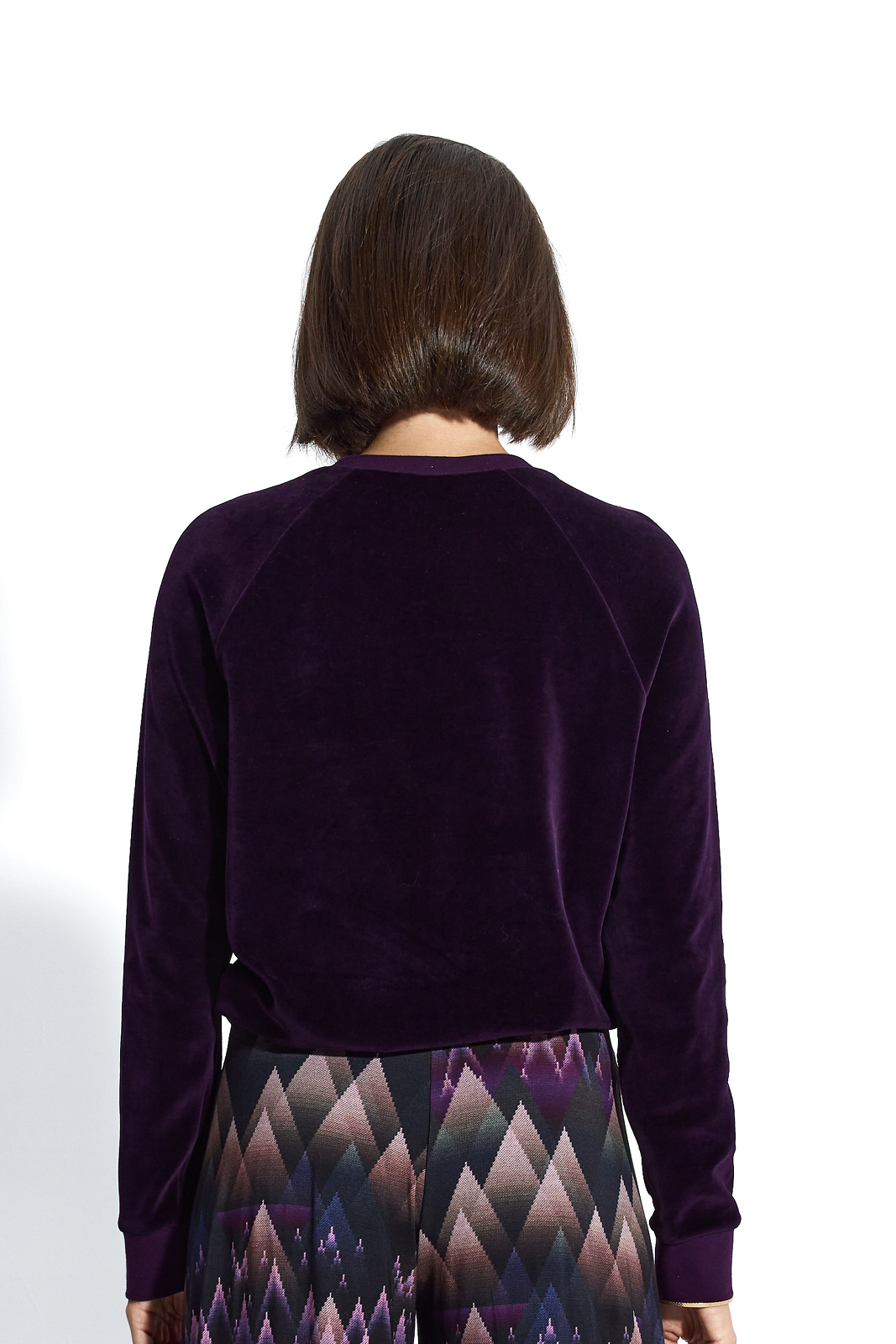LUCY IN THE SKY plum velvet