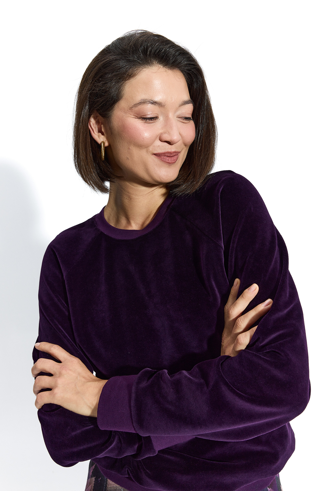 LUCY IN THE SKY plum velvet