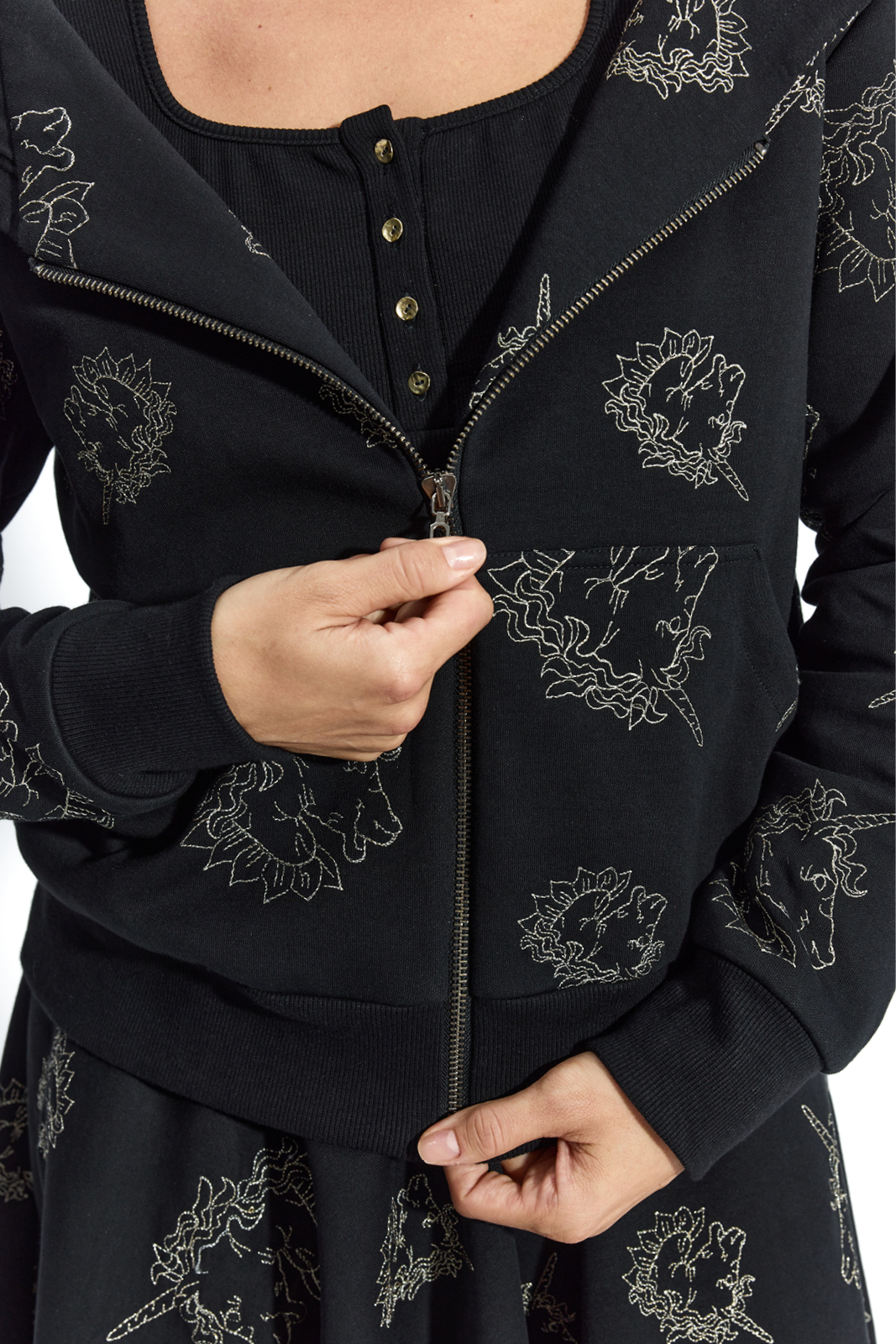 MIŚ YOU Lady with a Unicorn embroidery MIŚ YOU Lady with a Unicorn embroidery