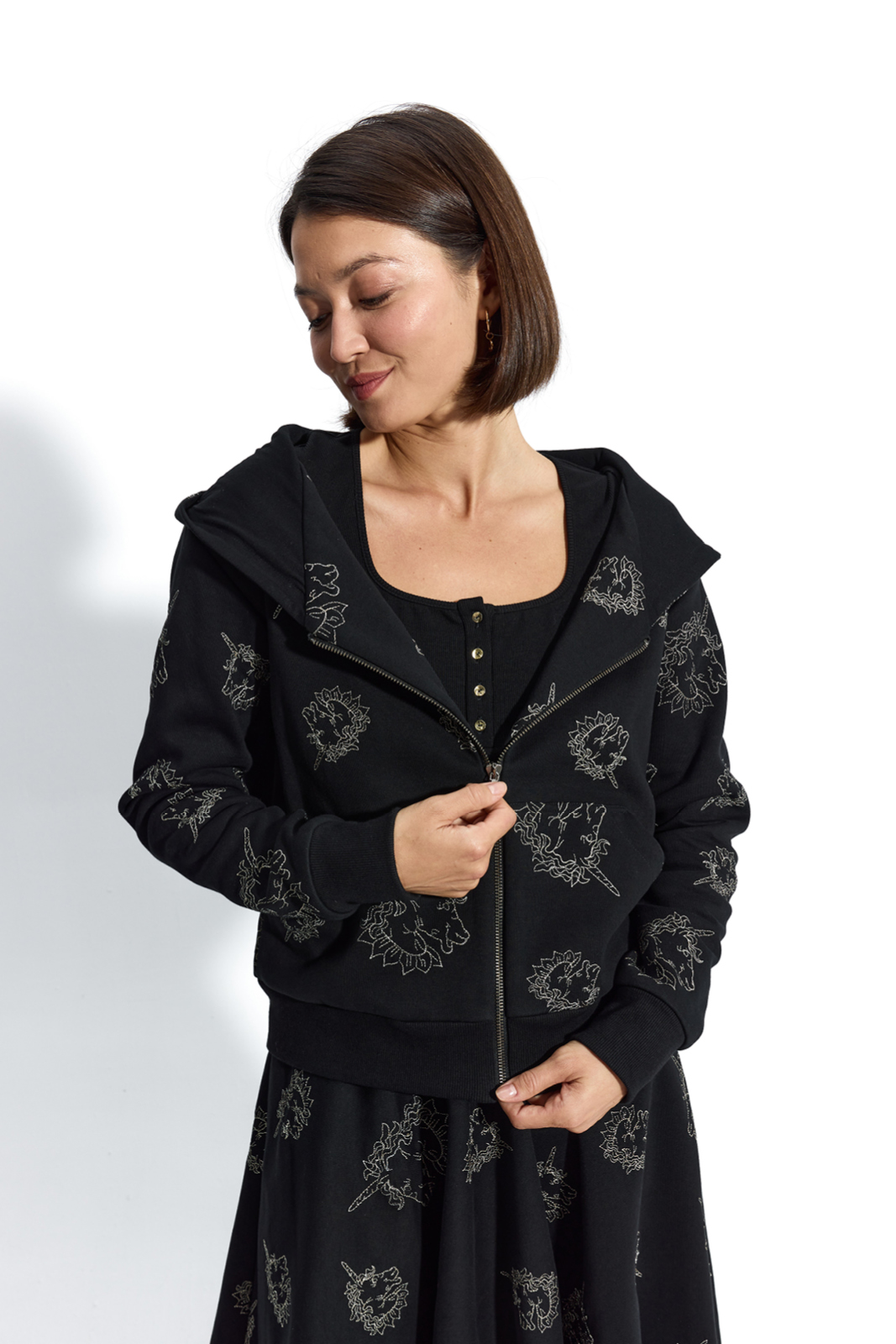 MIŚ YOU Lady with a Unicorn embroidery MIŚ YOU Lady with a Unicorn embroidery