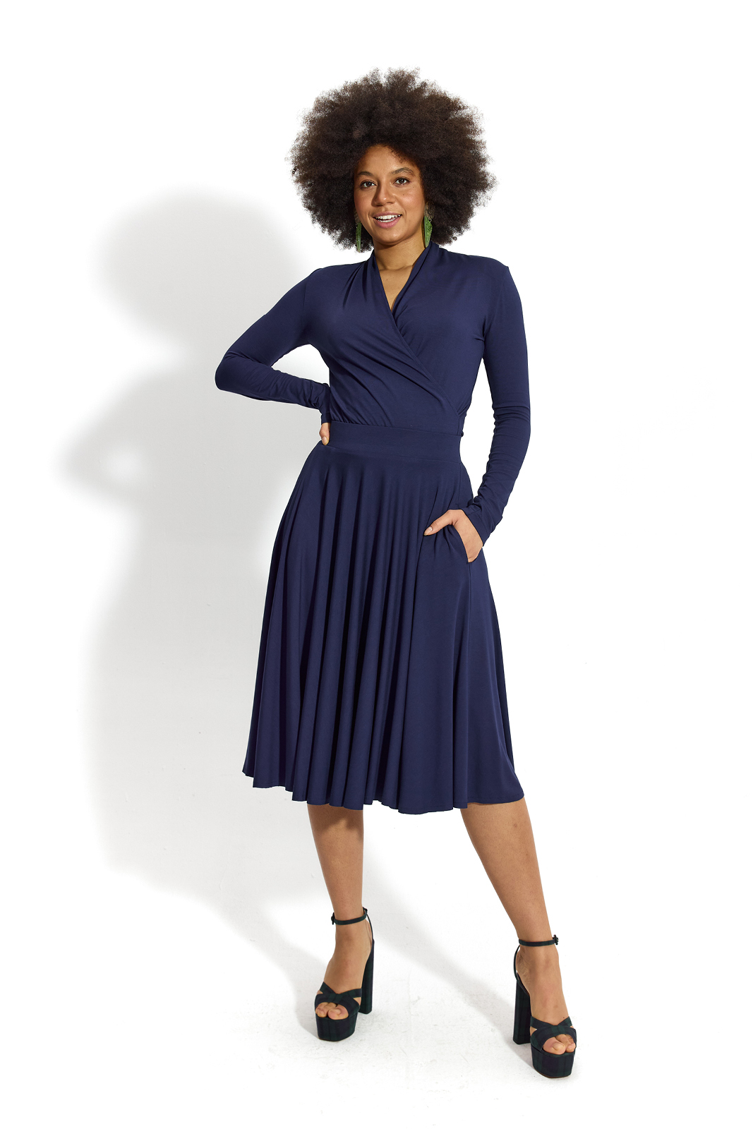 PRIMA BALLERINA nocny granat
