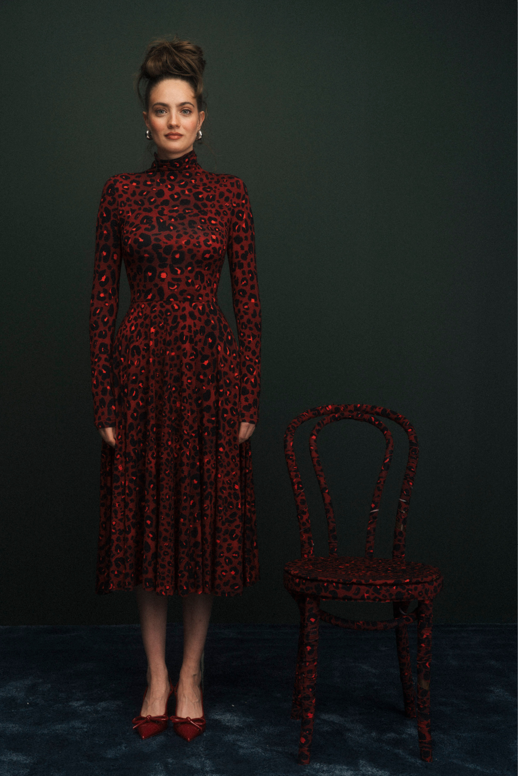 GO(LF) FOR IT leo wild red print