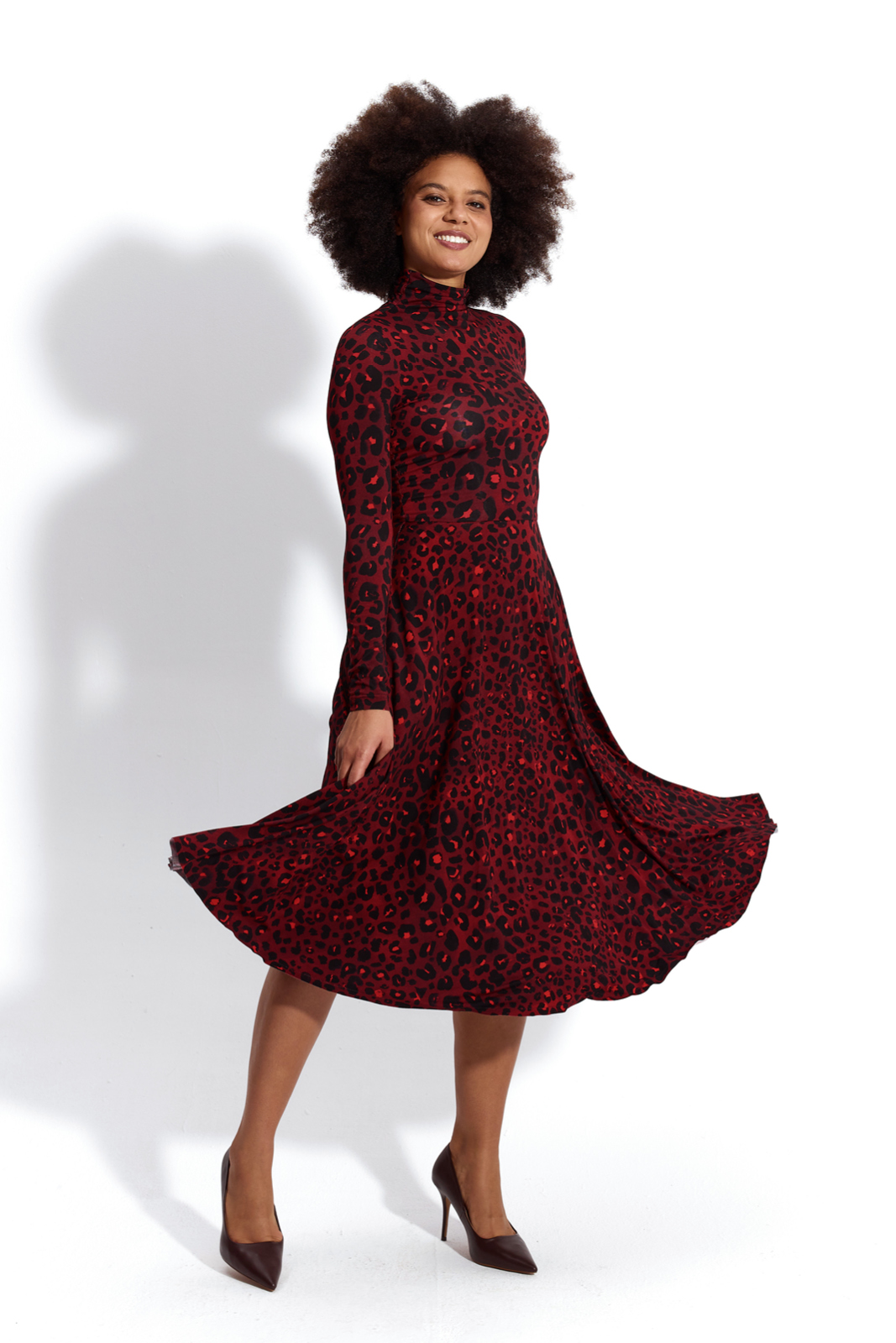GO(LF) FOR IT leo wild red print