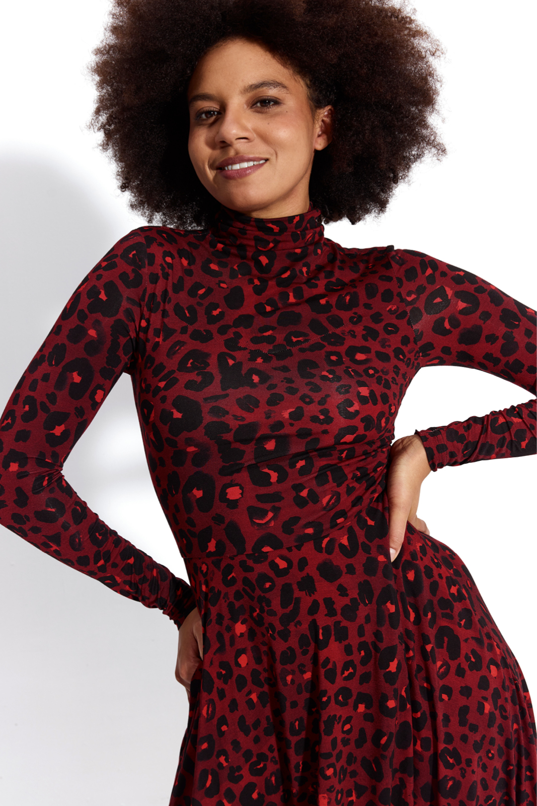 GO(LF) FOR IT leo wild red print
