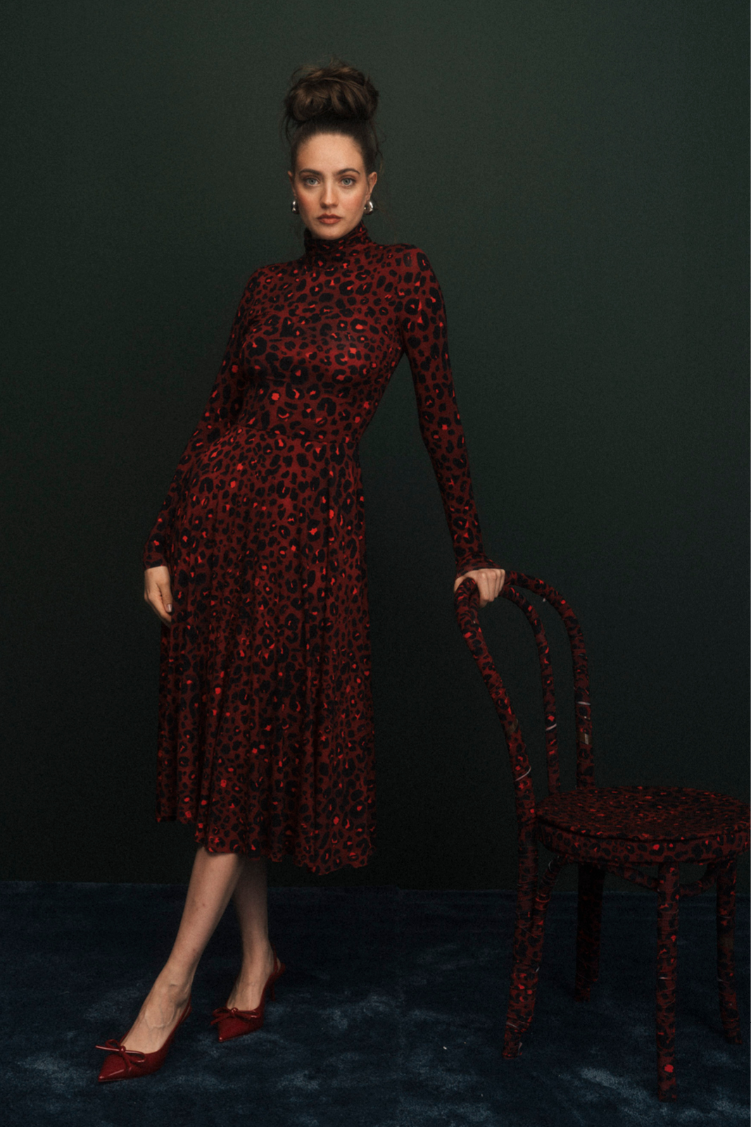 GO(LF) FOR IT leo wild red print
