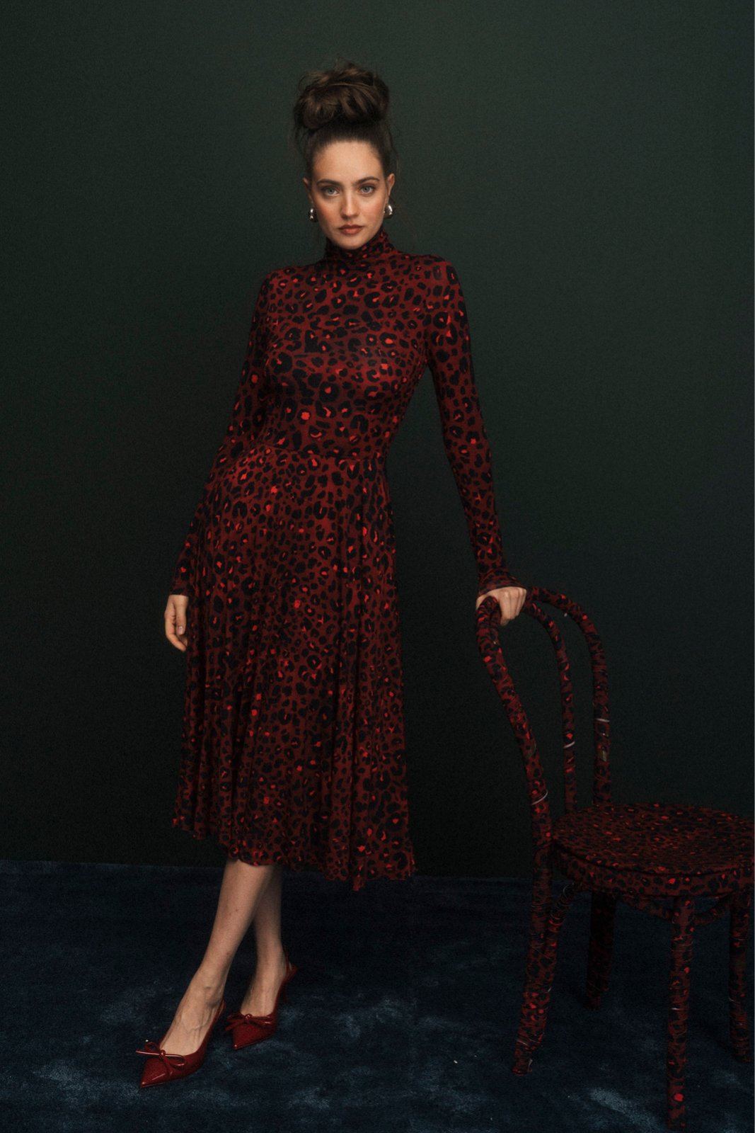 GO(LF) FOR IT leo wild red print