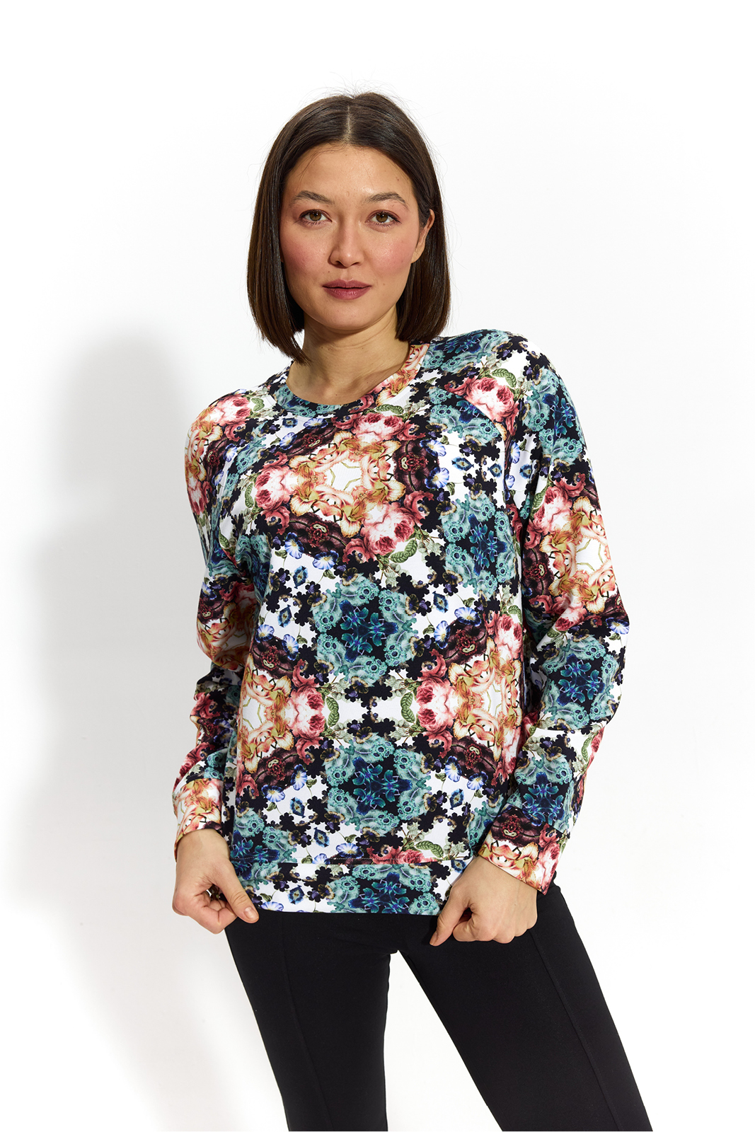 LUCY IN THE SKY kaleidoscope flowers print