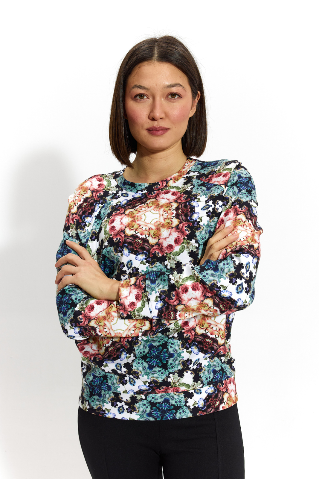 LUCY IN THE SKY kaleidoscope flowers print
