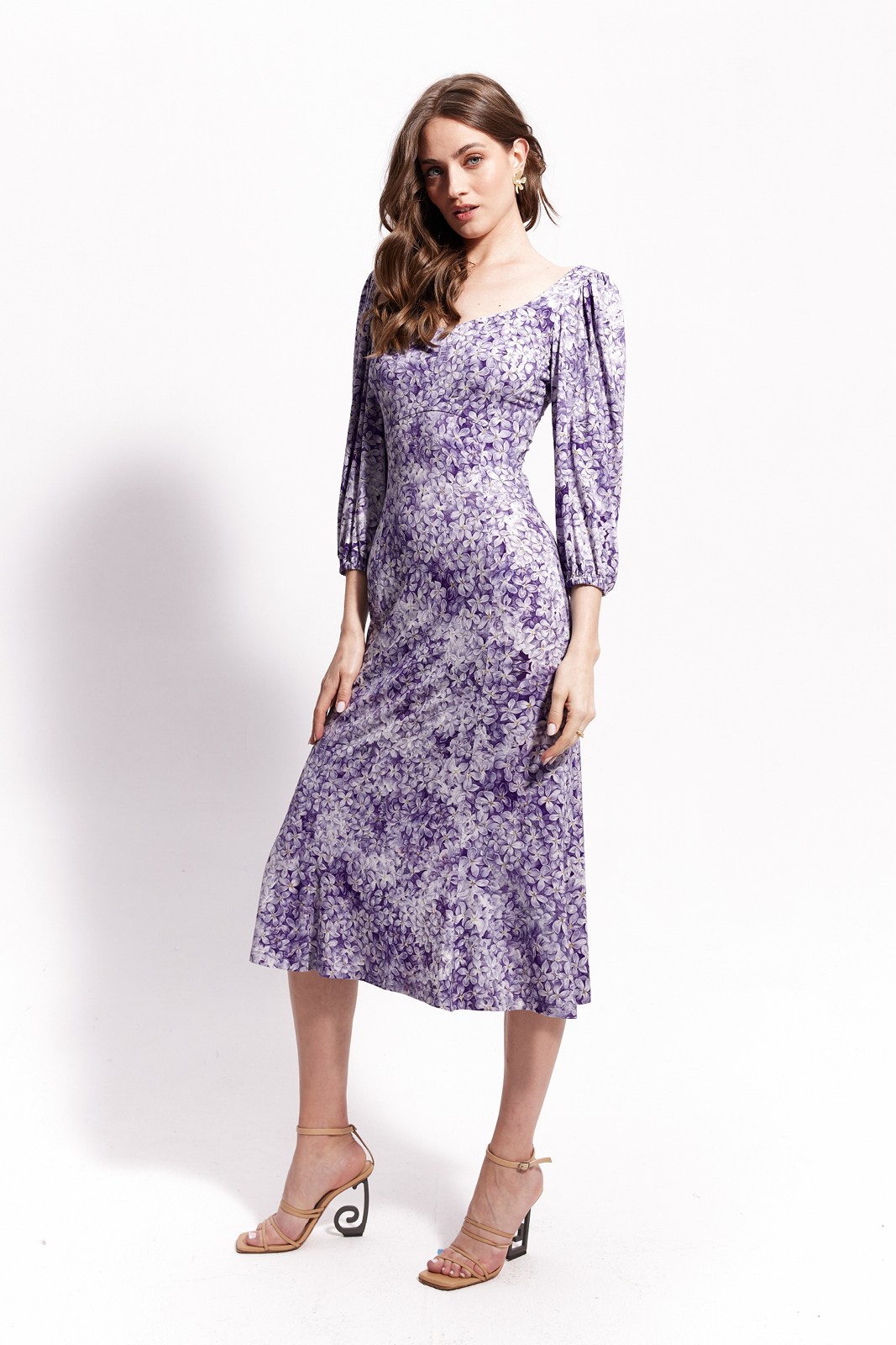 6TH SENSE lilac flowers print