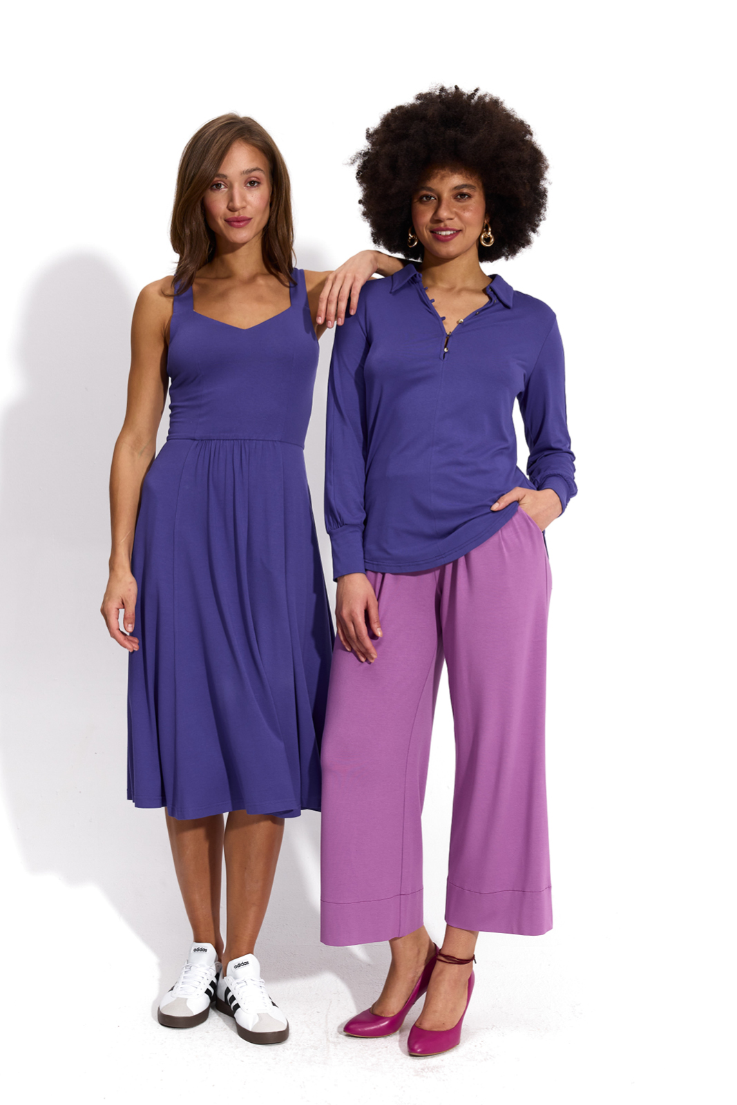 MADE IN ITALY cornflower violet