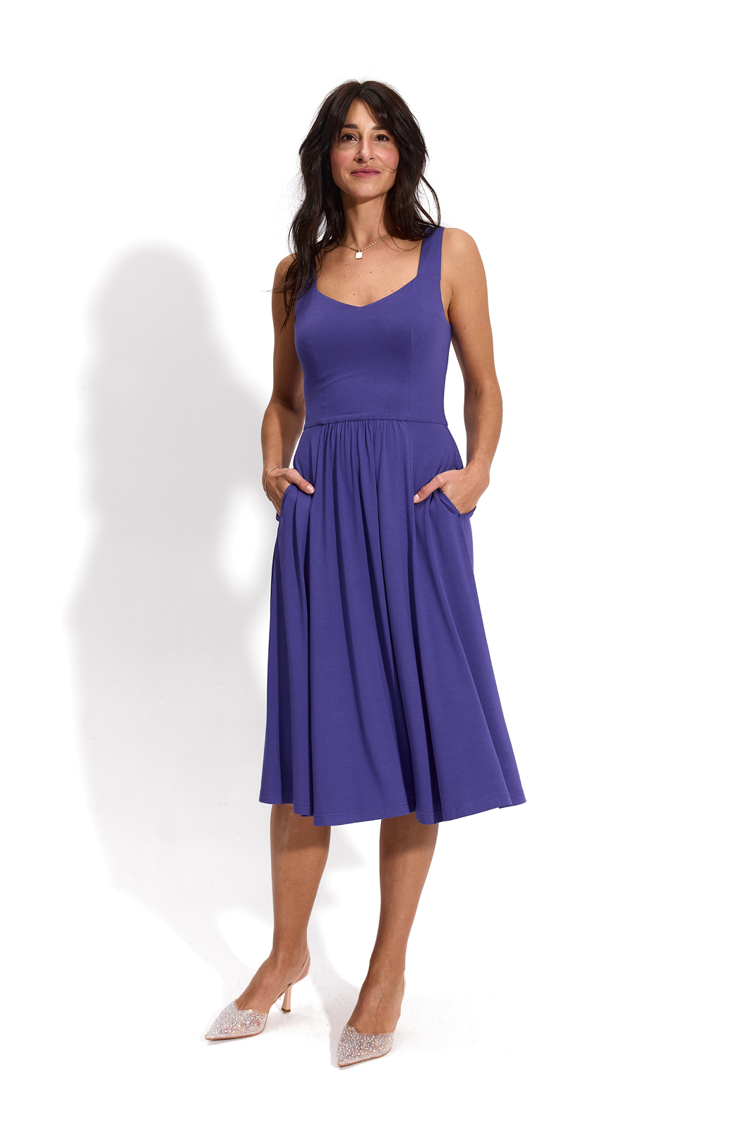 MADE IN ITALY cornflower violet