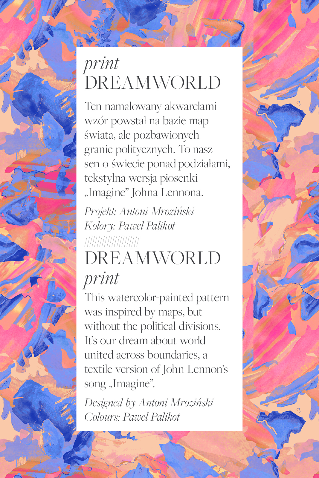 LIBERTY DRESS map of dreams Dreamworld print
