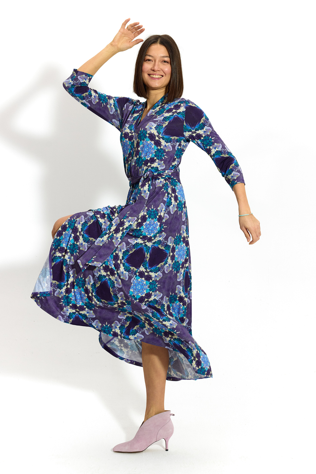 LIBERTY DRESS hocus pocus kaleidoscope print