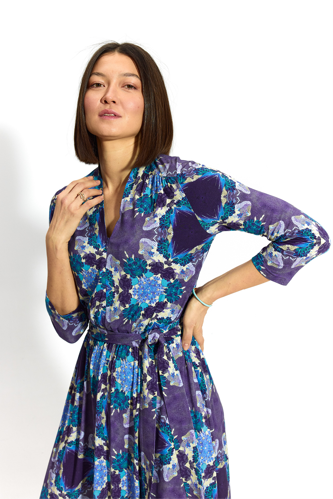 LIBERTY DRESS hocus pocus kaleidoscope print