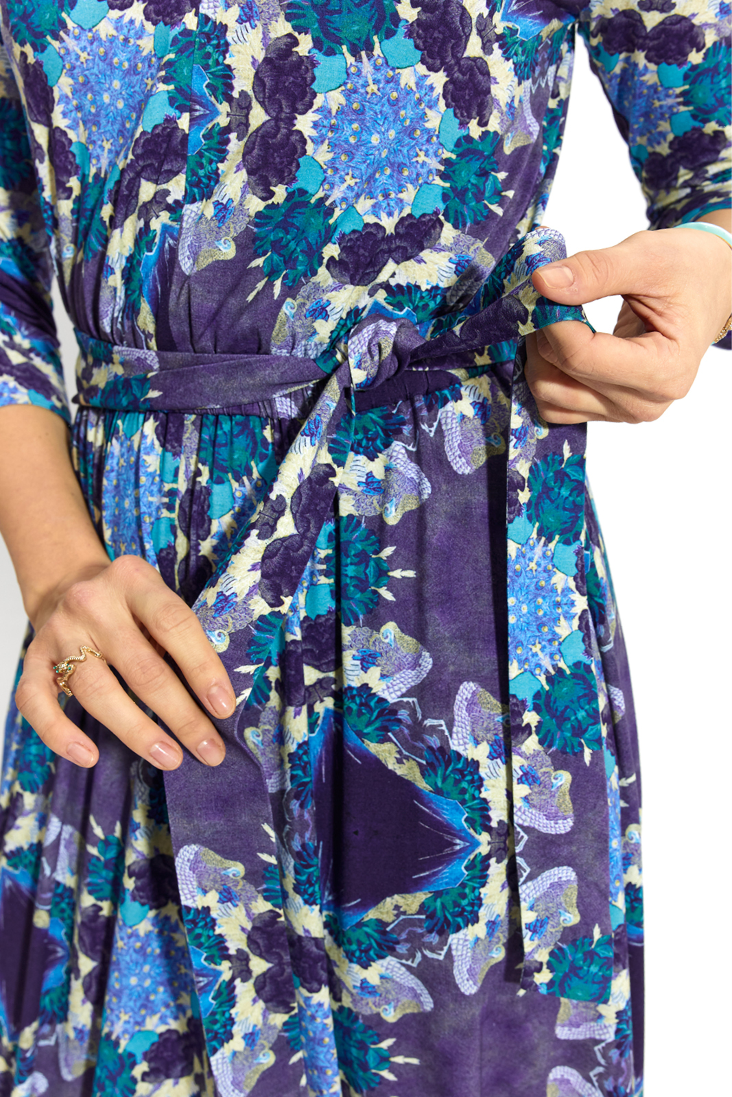 LIBERTY DRESS hocus pocus kaleidoscope print